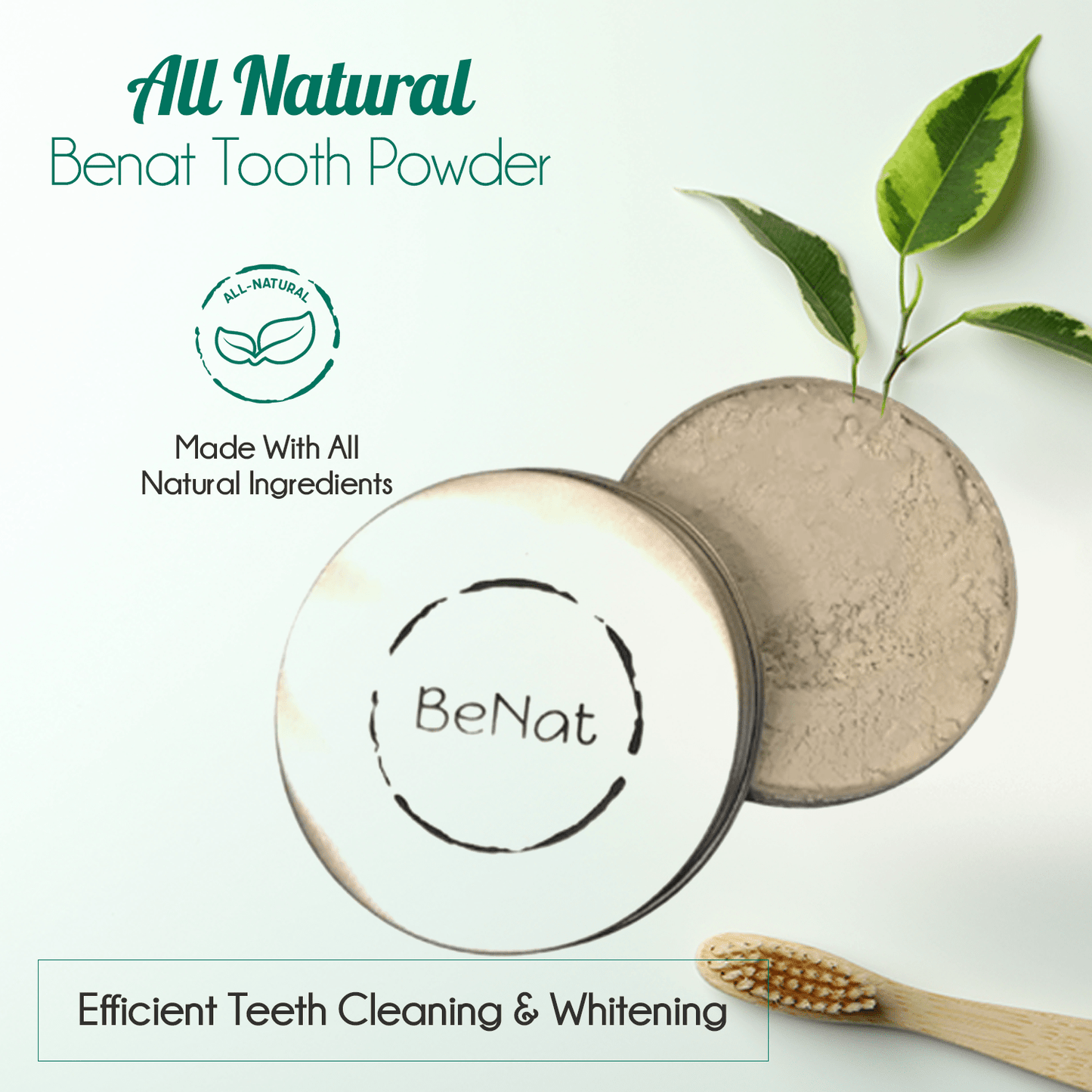 All - Natural Tooth Powder. Eco - Friendly. - Sensual Balance