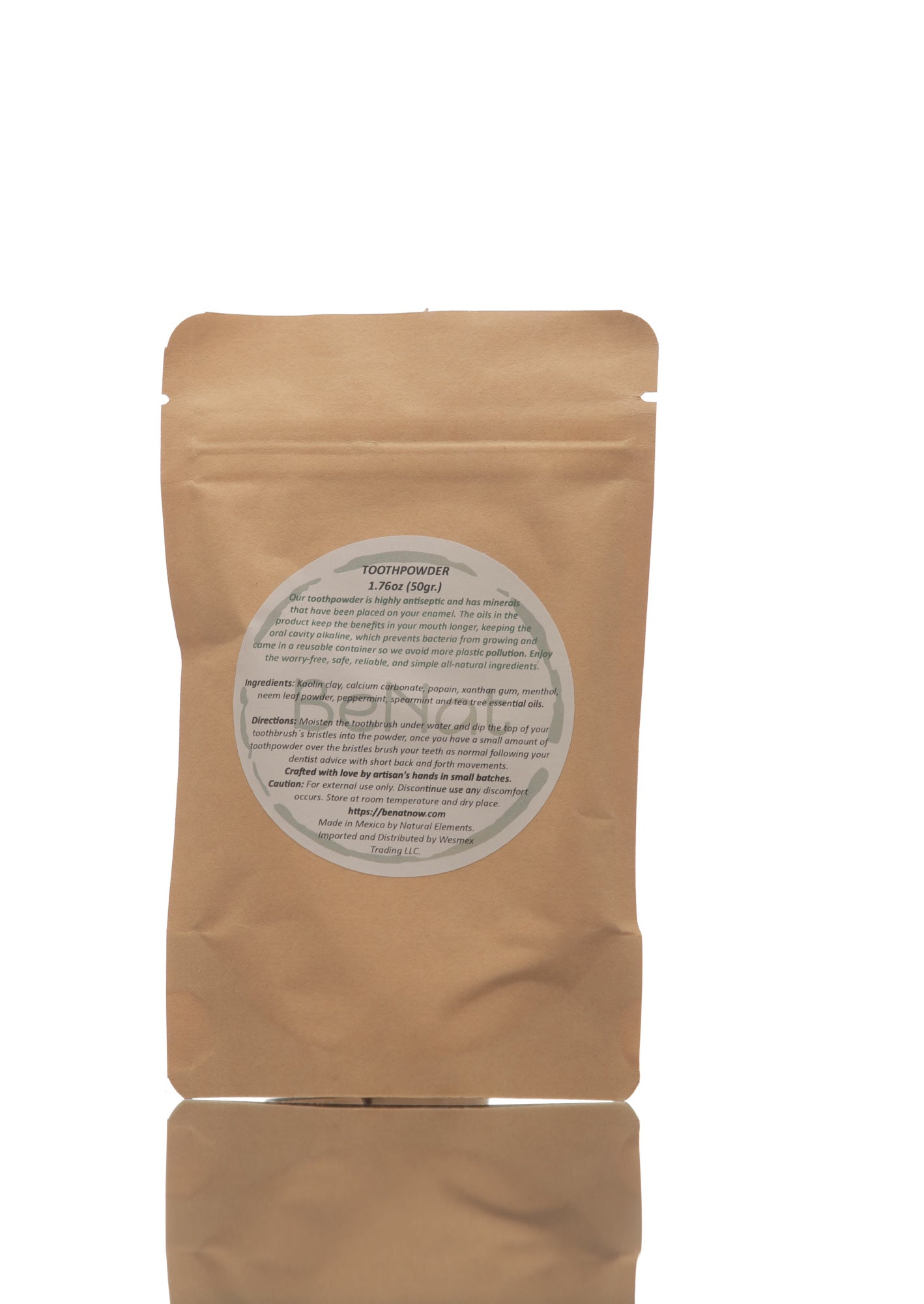All - Natural Tooth Powder. Eco - Friendly. - Sensual Balance