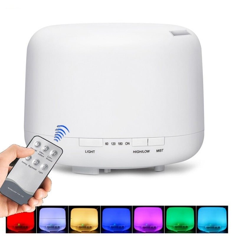 Color Changing Essential Oil Aromatherapy Diffuser With Remote - Sensual Balance