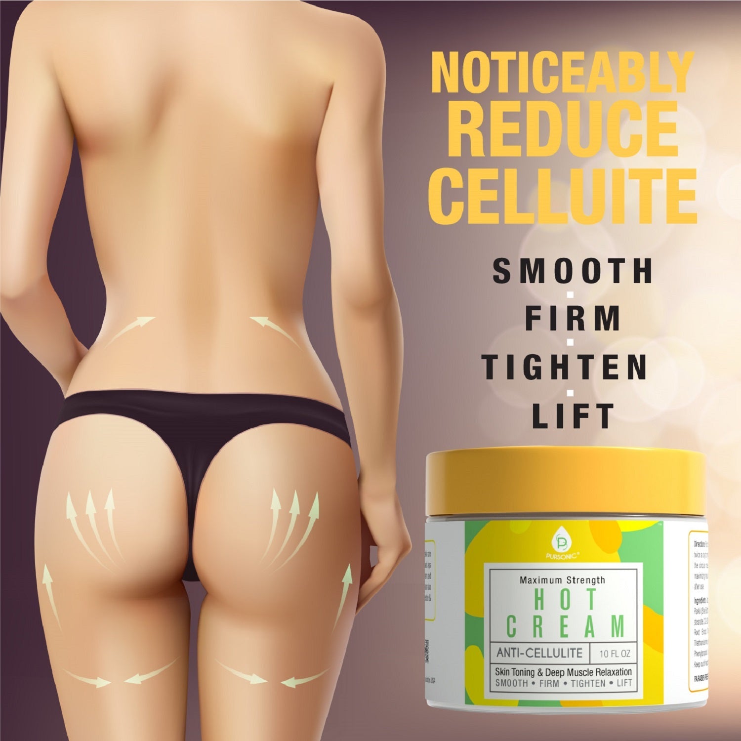 Anti Cellulite & Muscle Relaxation Hot Cream - Sensual Balance